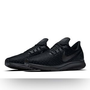 Nike Air Zoom Pegasus 35 Women Shoes, Black/White/Grey, Size 9 1/2-10 Used Good